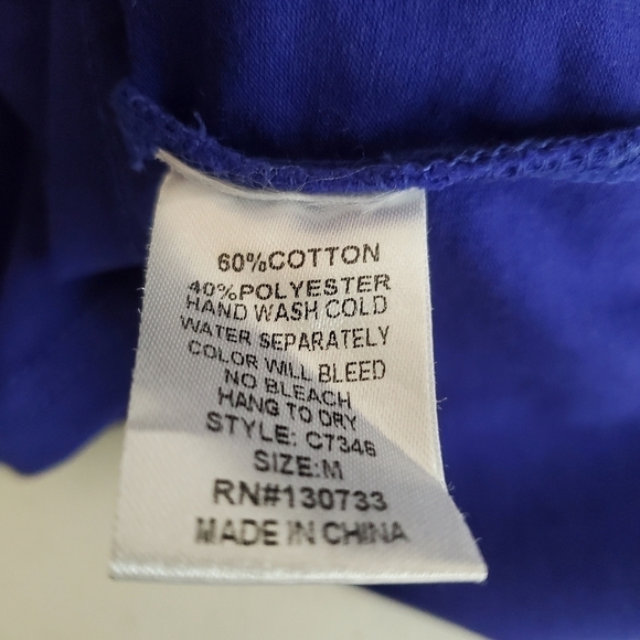 UMGEE M Boho Peasant Top Tassels Flower Stitched Embroidery Blue Bell Sleeves - Picture 7 of 11